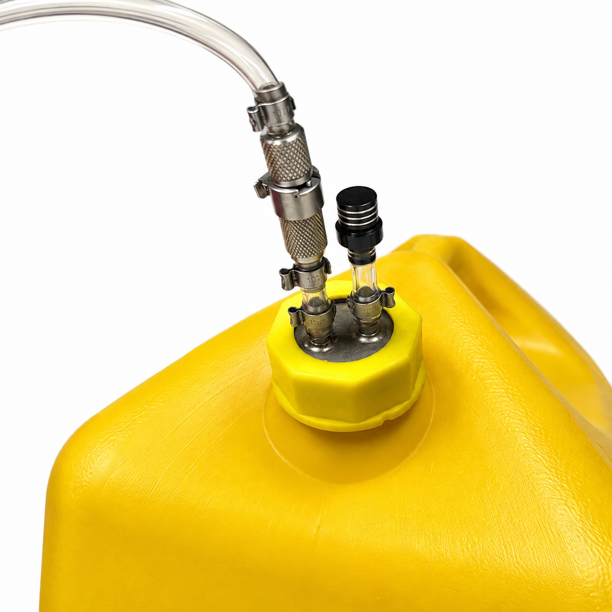 Standard MidWest Gas Can 1.75" Coarse thread Extended Runtime Kit Diesel Heater - Quick Connect