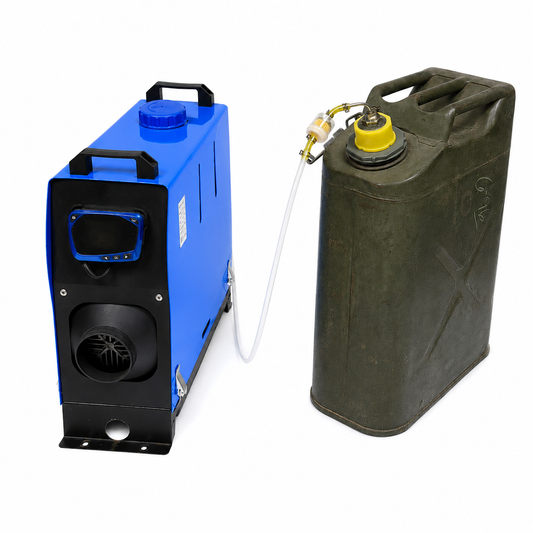 Jerry Can Metal Army  Extended Runtime Kit Diesel Heater - Basic Kit