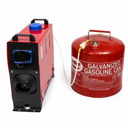 Metal Round Gas Can  Extended Runtime Kit Diesel Heater - Basic Kit