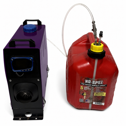 No Spill Can Diesel Heater Extended Fuel Kit – Quick-Connect Premium | FuelUpKit