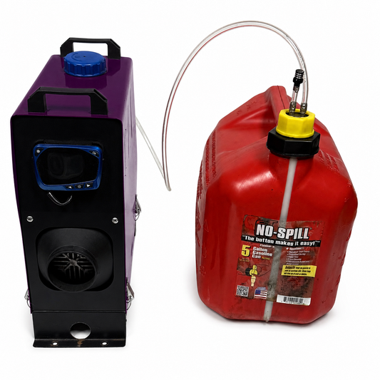 No Spill Gas Can Diesel Heater Extended Fuel Kit – Standard | FuelUpKit