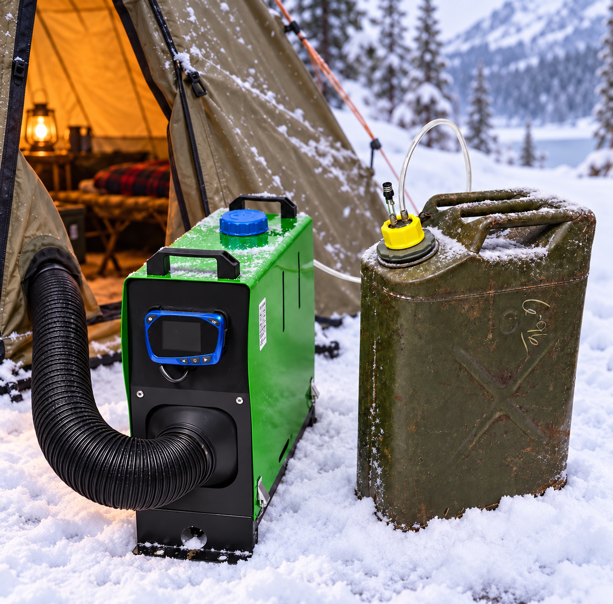 Jerry Can Diesel Heater Fuel Kit – Premium | FuelUpKit