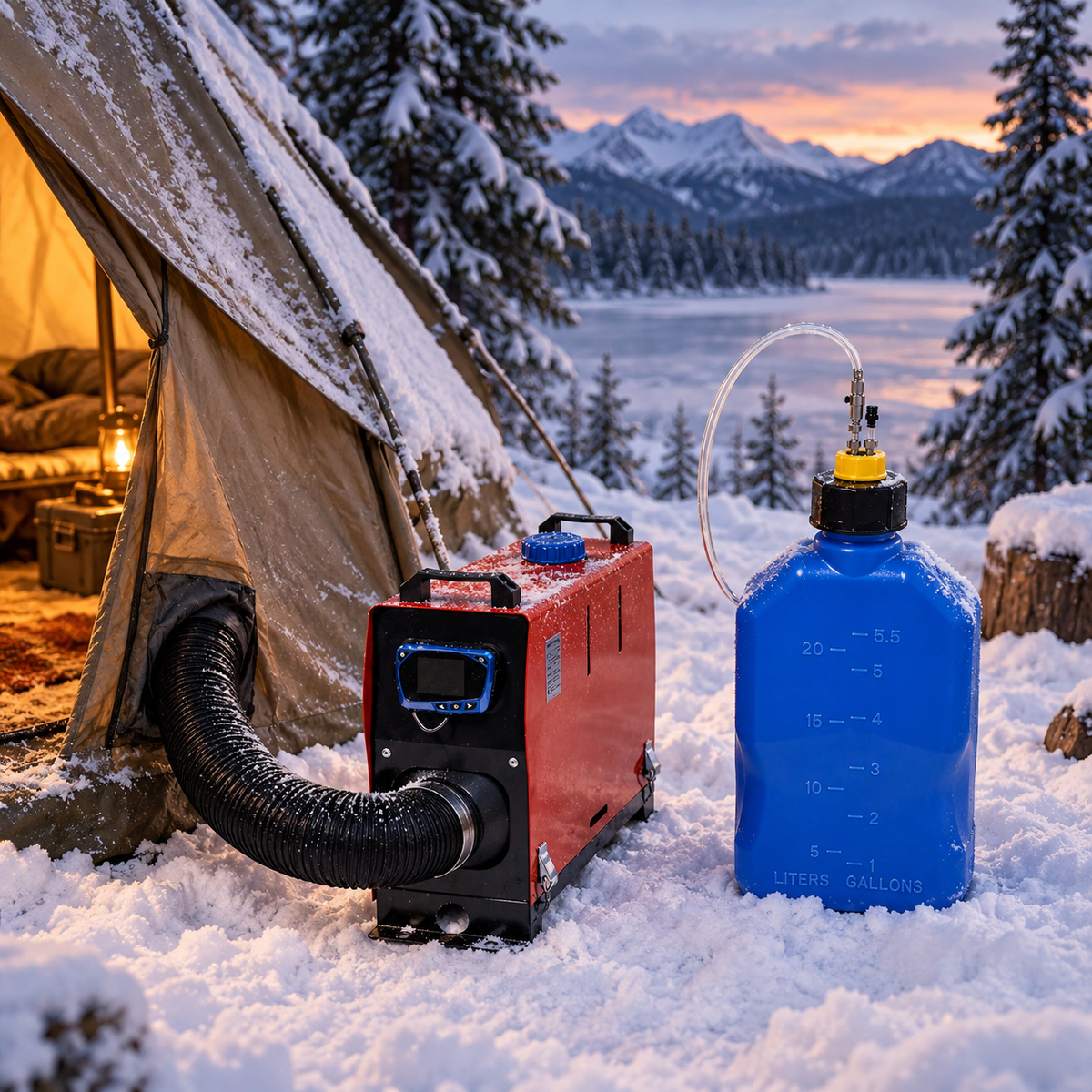Racing Jug Diesel Heater Fuel Kit – Premium | FuelUpKit