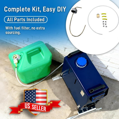 Chinese Diesel Heater Metal Fuel Line Standpipe KIT For Extra Capacity Tank - Basic Kit